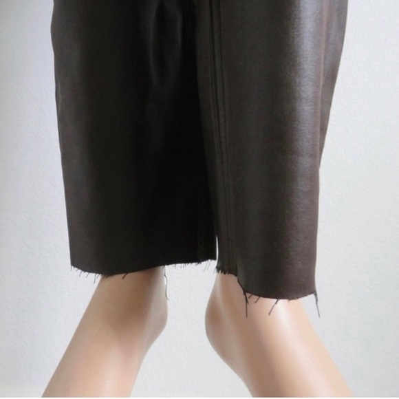 KUT from the KLOTH Rachel FAB AB Mom Jean Raw Hen Coated Jeans Plus Size 18 NWT - Picture 4 of 6